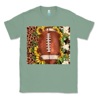 Sage football leopard cowhide sunflower Classic Tee - JahusDesignShop