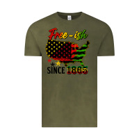 Vintage Olive free ish since 1865 Vintage Tee - HRA Design Shop