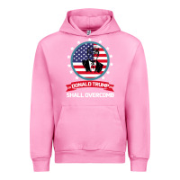 Fuchsia Pink DONALD TRUMP 2016 WE SHALL OVERCOMB Urban Hoodie - Bettercallsaul
