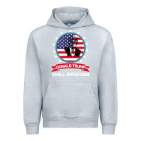 Heather Grey DONALD TRUMP 2016 WE SHALL OVERCOMB Urban Hoodie - Bettercallsaul