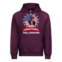Mauve Wine DONALD TRUMP 2016 WE SHALL OVERCOMB Urban Hoodie - Bettercallsaul