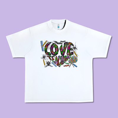 I Love Teaching Urban Heavy Tee Designed By Cowhidedigitalart
