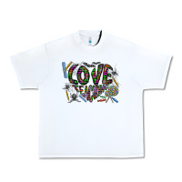 White i love teaching Urban Heavy Tee - CowhideDigitalArt