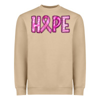 Mushroom breast cancer hope Heavyweight Sweatshirt - RanaPortraitStore