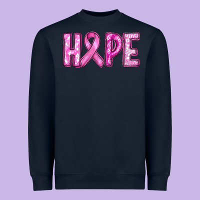 Breast Cancer Hope Heavyweight Sweatshirt Designed By Ranaportraitstore