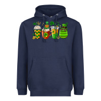 Navy st. patricks day coffee cups Heavyweight Hoodie - MaliasSmallBusiness
