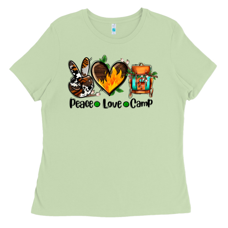 Peace Love Camp Ado Ladies Tee by AdoDesignShop | Teevron