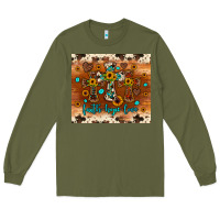 Army Green faith hope love cross Long Sleeve Tee - JahusDesignShop