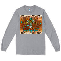 Heather Grey faith hope love cross Long Sleeve Tee - JahusDesignShop