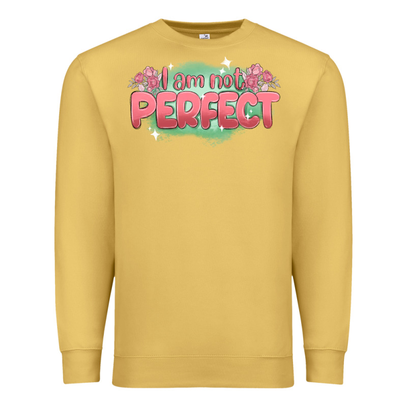I Am Not Perfect Premium Sweatshirt by MaliasSmallBusiness | Teevron