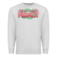 Dove Grey i am not perfect Premium Sweatshirt - MaliasSmallBusiness
