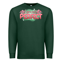 Sports Green i am not perfect Premium Sweatshirt - MaliasSmallBusiness