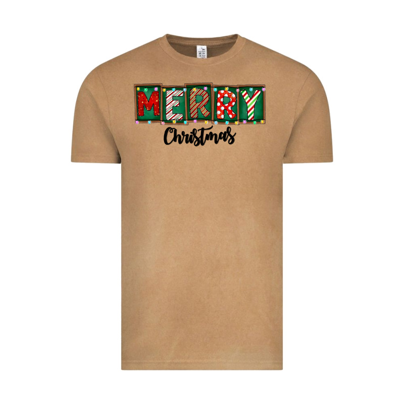 Merry Christmas Vintage Tee by CowhideDigitalArt | Teevron