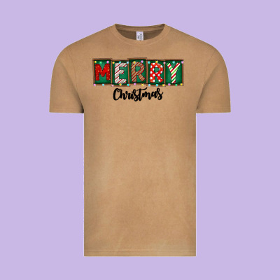 Merry Christmas Vintage Tee Designed By Cowhidedigitalart