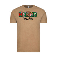 Vintage Coffee Merry Christmas Vintage Tee - CowhideDigitalArt