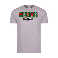 Vintage Zinc Merry Christmas Vintage Tee - CowhideDigitalArt