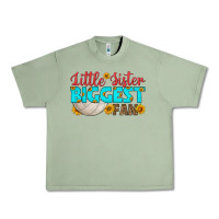Oil Green little sister biggest fan Urban Heavy Tee - HRA Design Shop