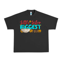 Pigment Black little sister biggest fan Urban Heavy Tee - HRA Design Shop