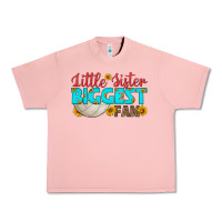 Salmon little sister biggest fan Urban Heavy Tee - HRA Design Shop