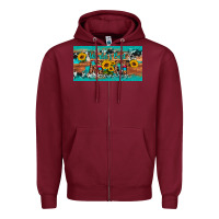 Burgundy world's best mom sunflower license plate Zipper Hoodie - Artiststas