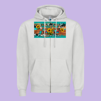 World's Best Mom Sunflower License Plate Zipper Hoodie Designed By Artiststas