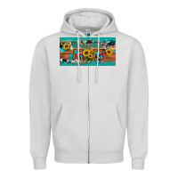 Dove Grey world's best mom sunflower license plate Zipper Hoodie - Artiststas