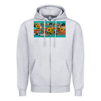 Heather Grey world's best mom sunflower license plate Zipper Hoodie - Artiststas