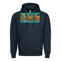 Navy world's best mom sunflower license plate Zipper Hoodie - Artiststas