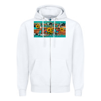 White world's best mom sunflower license plate Zipper Hoodie - Artiststas