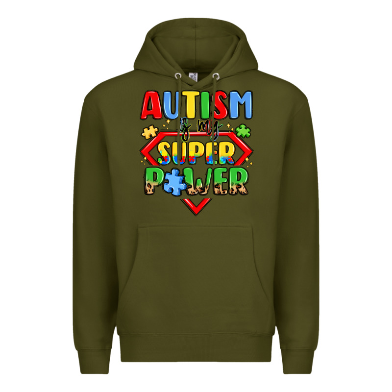 Autism Is My Superpower Premium Hoodie by LillyAllenDesigns | Teevron