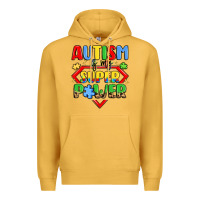 Mustard autism is my superpower Premium Hoodie - LillyAllenDesigns