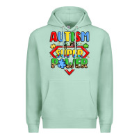 Seafoam autism is my superpower Premium Hoodie - LillyAllenDesigns