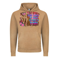 Vintage Camel sorry ladies my heart belongs to mommy highland cow and calf Vintage Hoodie - RanaPortraitStore