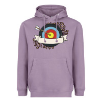 Lavender custom name archery Heavyweight Hoodie - MaliasSmallBusiness
