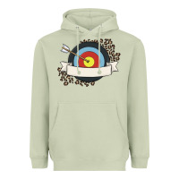 Matcha custom name archery Heavyweight Hoodie - MaliasSmallBusiness