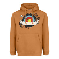Meerkat custom name archery Heavyweight Hoodie - MaliasSmallBusiness