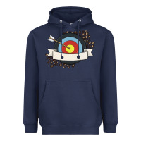 Navy custom name archery Heavyweight Hoodie - MaliasSmallBusiness
