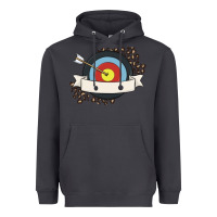 Smoke custom name archery Heavyweight Hoodie - MaliasSmallBusiness