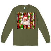 Army Green santa with gifts Long Sleeve Tee - AdoDesignShop