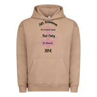 Pigment Burro all women are created equal but only the smartest are born in july bla Urban Hoodie - Bettercallsaul