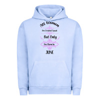 Pigment Grape Ice all women are created equal but only the smartest are born in july bla Urban Hoodie - Bettercallsaul