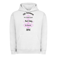 Pigment Lunar Rock all women are created equal but only the smartest are born in july bla Urban Hoodie - Bettercallsaul