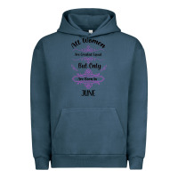 Pigment Midnight Navy all women are created equal but only the smartest are born in july bla Urban Hoodie - Bettercallsaul