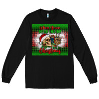 Black when you’re dead inside but it's christmas tumbler Long Sleeve Tee - BundleAndBundleShop