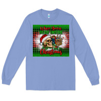 Colony Blue when you’re dead inside but it's christmas tumbler Long Sleeve Tee - BundleAndBundleShop