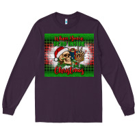 Plum when you’re dead inside but it's christmas tumbler Long Sleeve Tee - BundleAndBundleShop