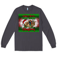 Smoke when you’re dead inside but it's christmas tumbler Long Sleeve Tee - BundleAndBundleShop