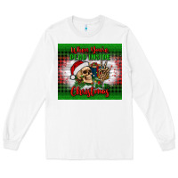 White when you’re dead inside but it's christmas tumbler Long Sleeve Tee - BundleAndBundleShop