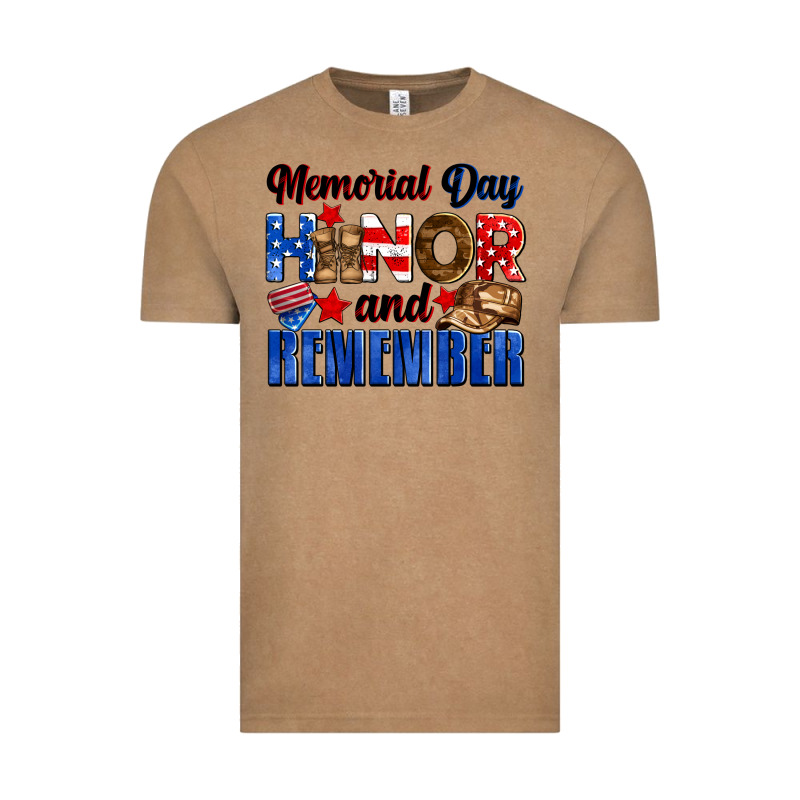 Memorial Day Honor And Remember Vintage Tee by Neo Western | Teevron