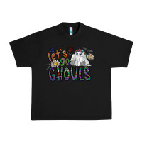 Black let's go ghouls Urban Heavy Tee - CowhideDigitalArt